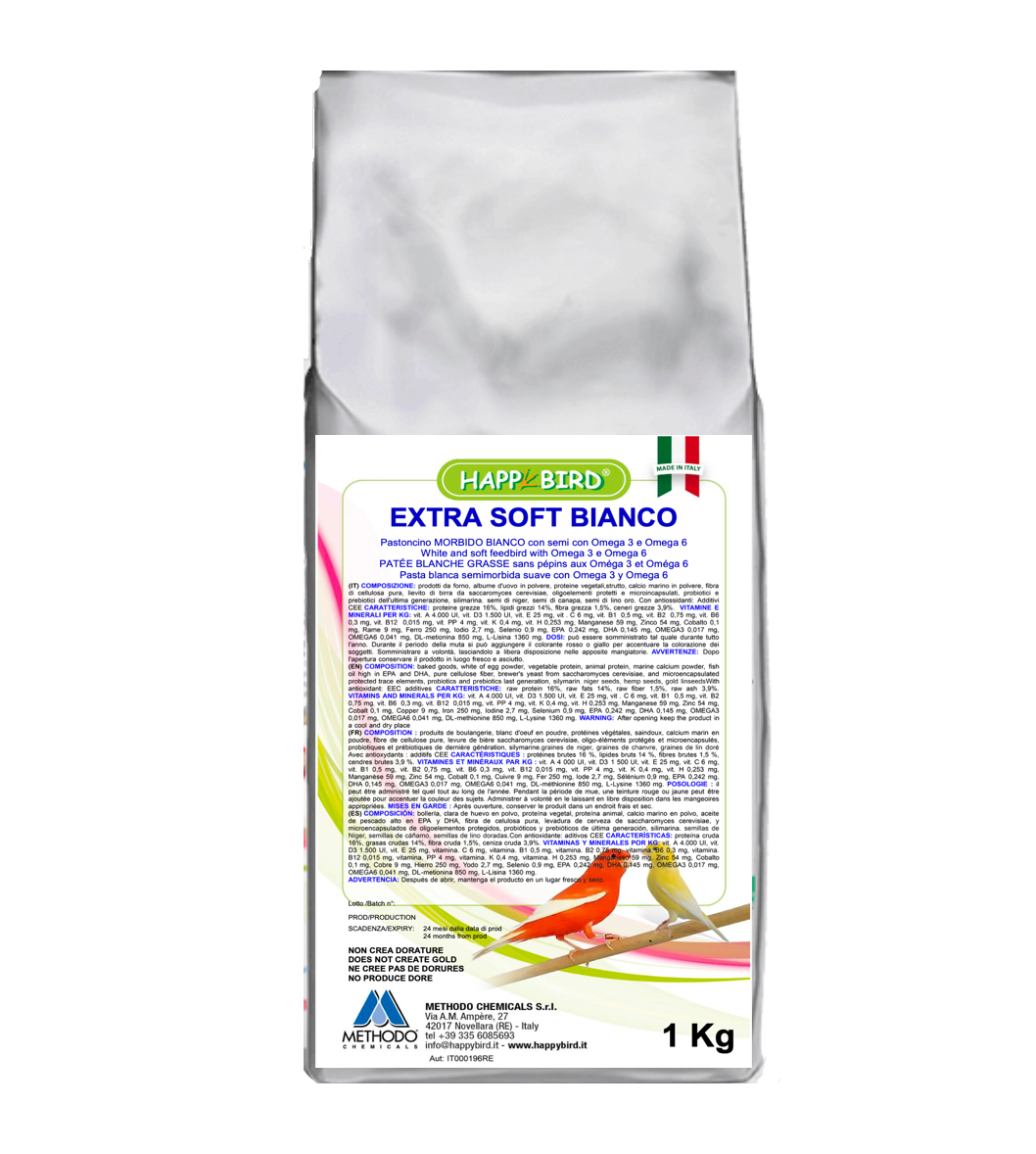 Happy Bird EXTRA SOFT BIANCO